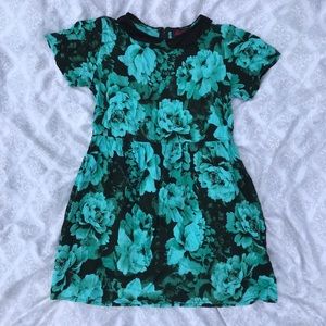 ASOS floral peter pan collar shift dress